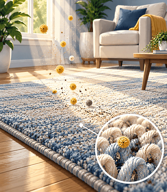 Carpet and allergy season in Columbia, MD